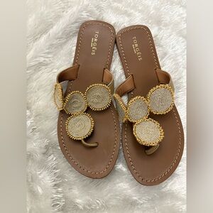 Torgeis Helen Women's Thong Sandals size 9.5